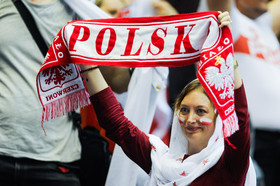 دیدار والیبال تیم‌های ملی ایران و لهستان